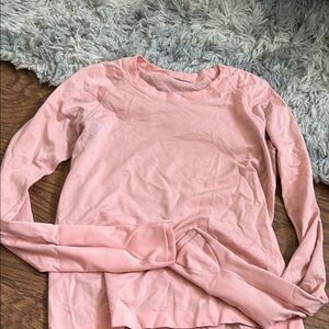 Lululemon Women's Pink Long Sleeve Top